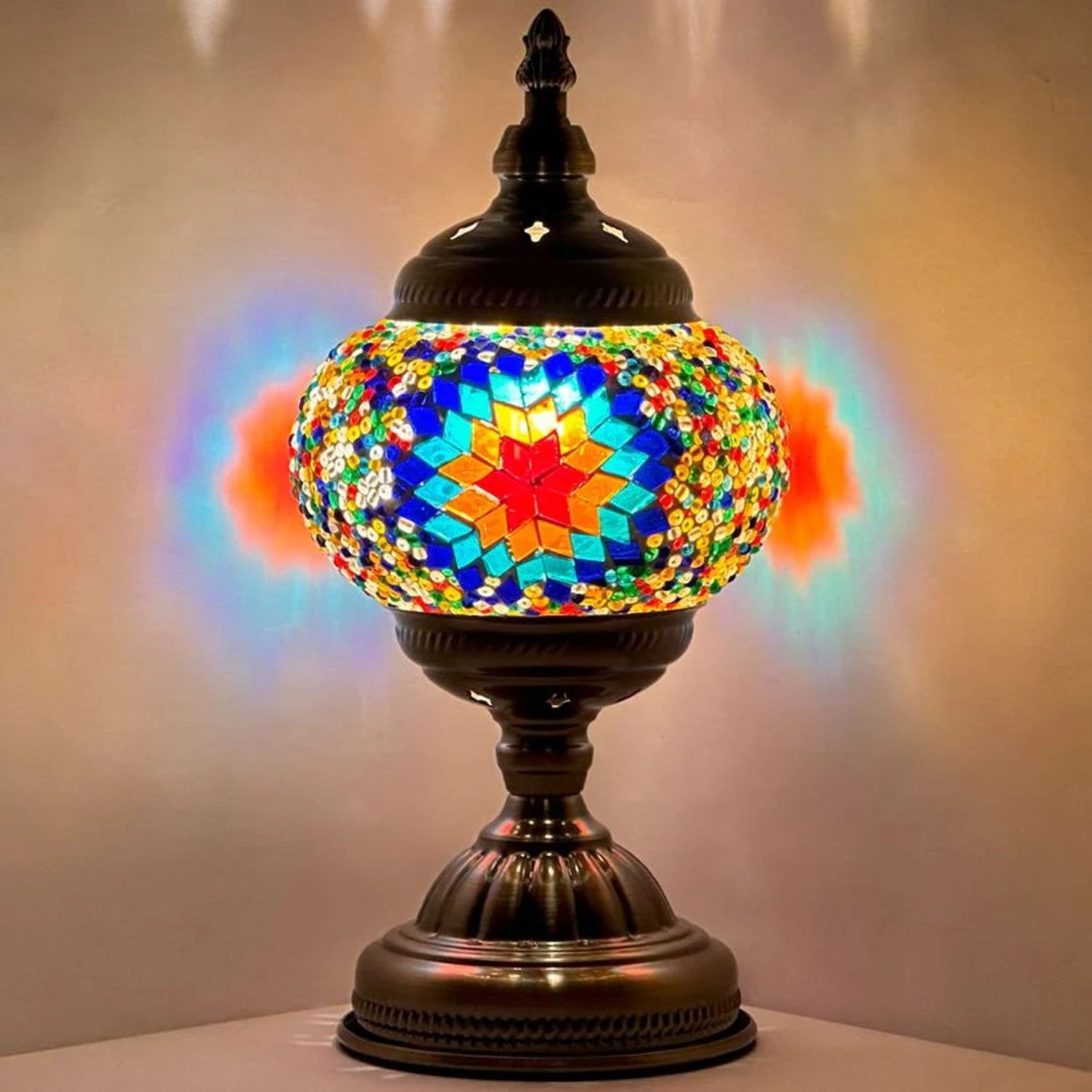 bedside lamps silver moroccan table lamp