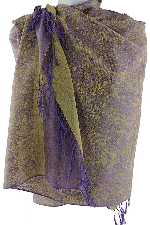 Jacquard Paisley Pashmina Shawl Scarf Stole