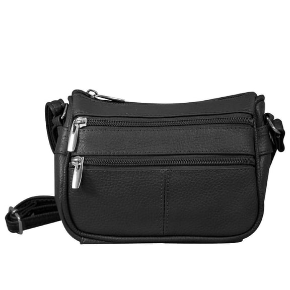 Silver Fever Leather Shoulder Multi-Purpose Ewast-West Handbag