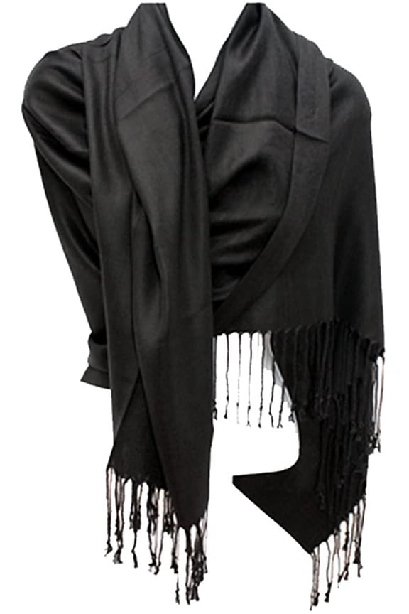Nepal Solid Two Ply Warm Soft Pashmina Scarf Shawl Wrap