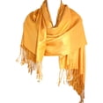 thumbnail image 1 of Silver Fever Nepal Solid Two Ply Warm Soft Pashmina Scarf Shawl Wrap, 1 of 3
