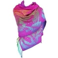 thumbnail image 1 of Silver Fever Pashmina-Leopard Animal Print Shawl- Stylish Soft Scarf Wrap Purple Beige, 1 of 10