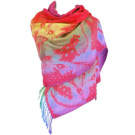 Silver Fever Pashmina-Leopard Animal Print Shawl- Stylish Soft Scarf Wrap