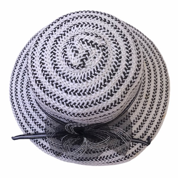 Silver Fever Women Summer Fancy Sun Hat Fits All