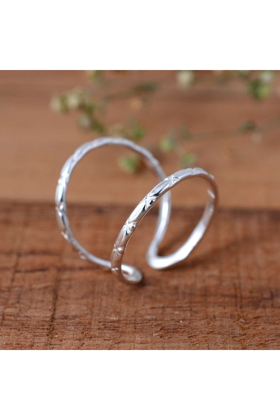 Silver Finger Splint Ring – Adjustable 925 Arthritis Ring for PIP/DIP Joints & Rheumatoid Pain