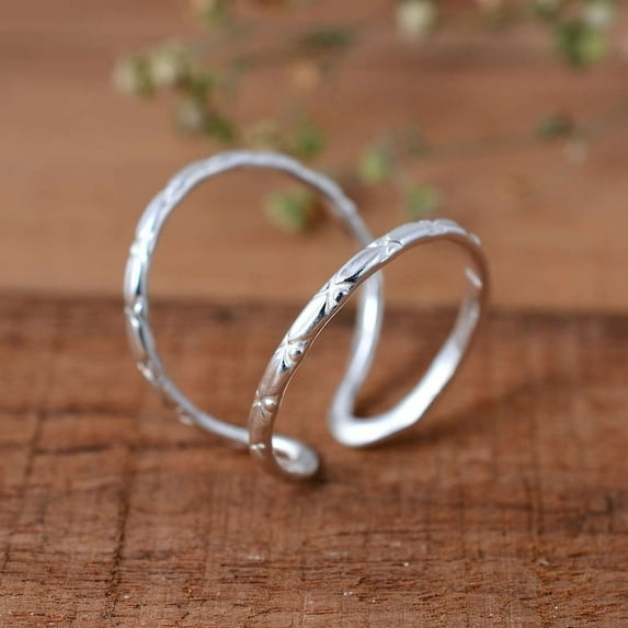 Silver Finger Splint Ring – Adjustable 925 Arthritis Ring for PIP/DIP Joints & Rheumatoid Pain