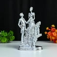 thumbnail image 1 of Silver Finish Romantic Couple Showpiece | Love Statue for Engagement, Wedding, Valentine Gifts | Home Decor Romantic Couple Statue with Stairs| Ideal Gift for Anniversary, Birthday, Valentine's Day, 1 of 5