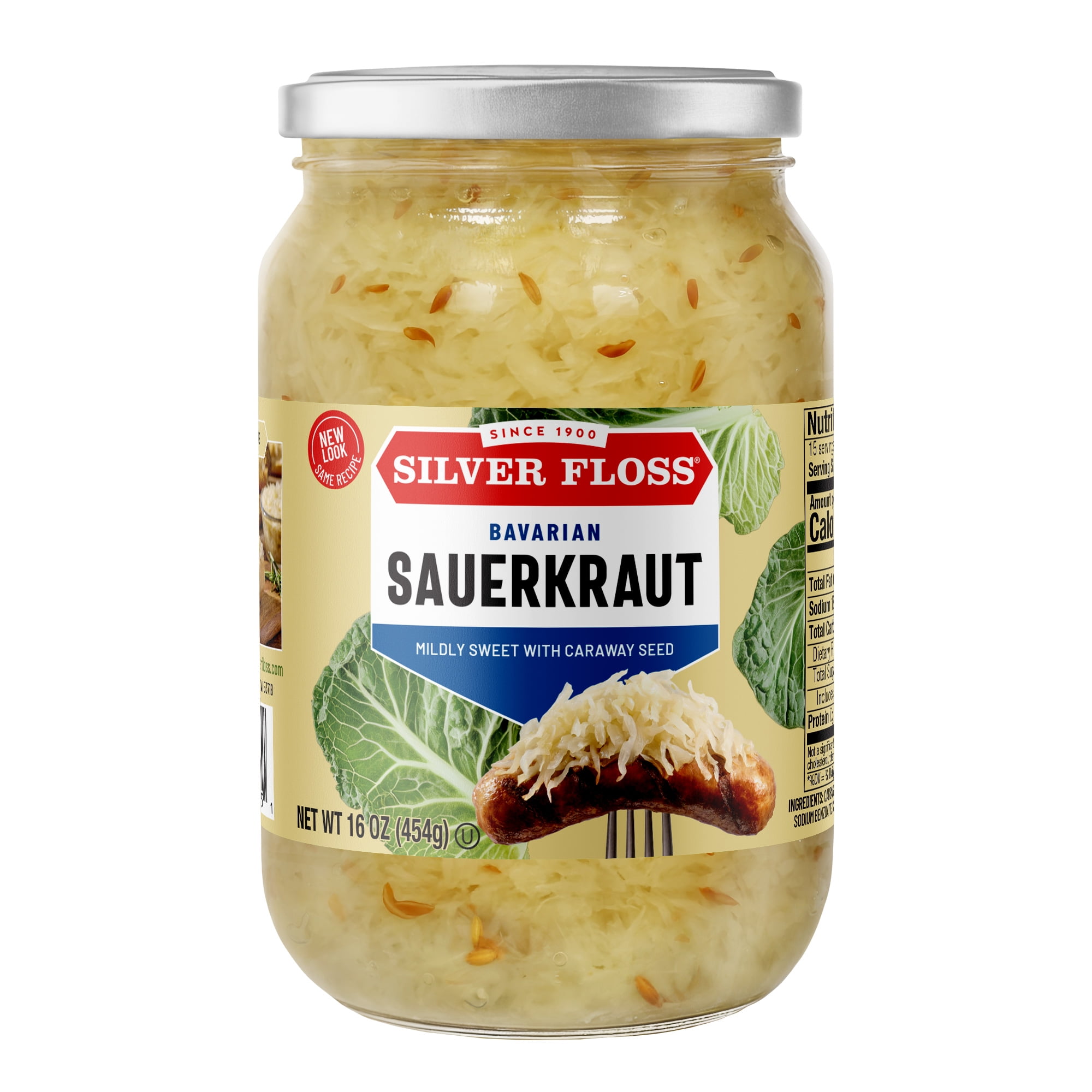 Silver Floss Bavarian Style Sauerkraut, 16 Oz