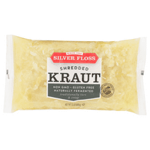 Silver Floss Naturally Fermented Shredded Sauerkraut, 2 lb Bag