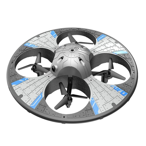 Silver Foam Drone With Cool Lights Ufo Toys Altitude Hold Foldable Drone Quadcopter Route Fly Altitude Hold Headless S163 With Throw Fly Function