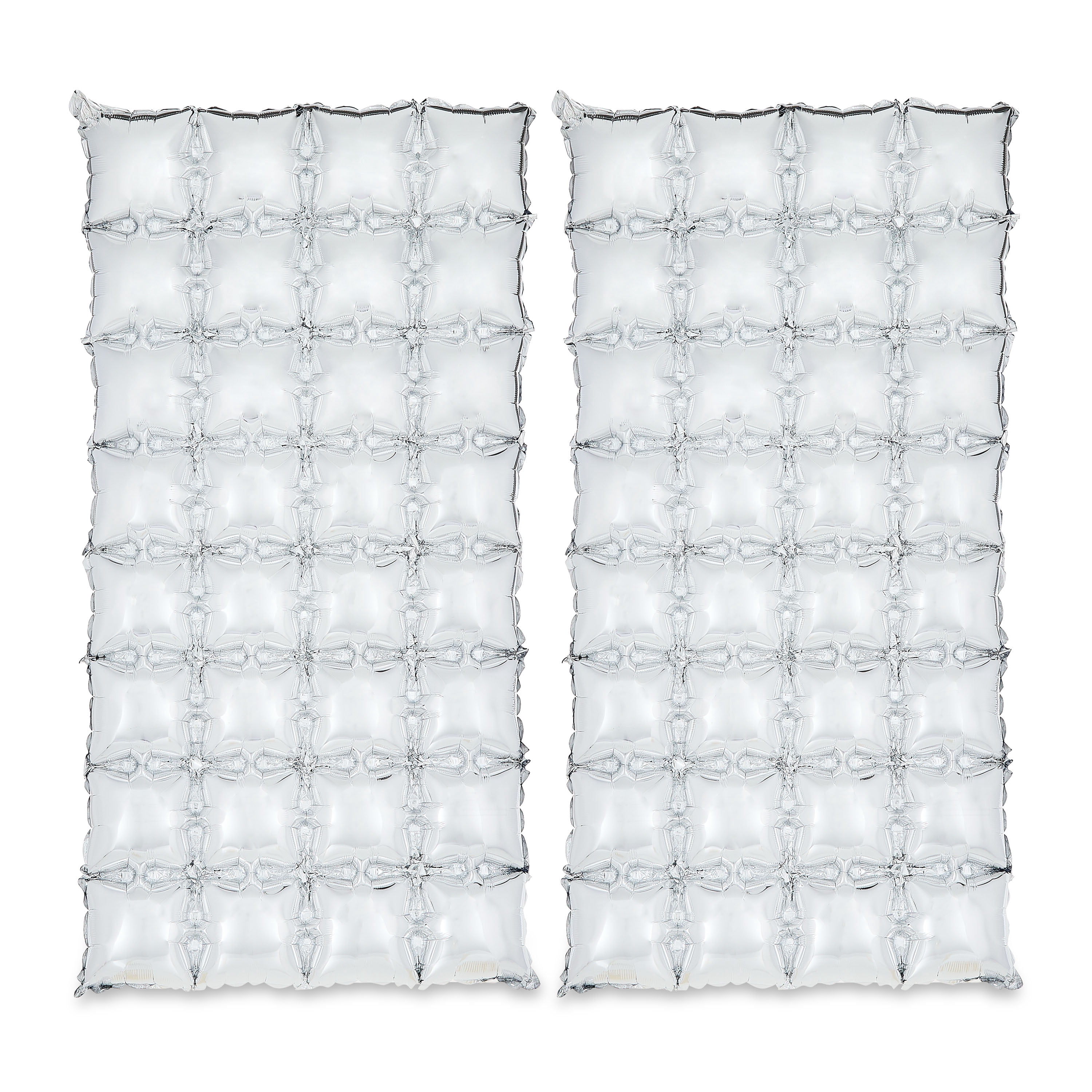 55 inch Foil Balloon Backdrops, Silver, 2 Count, by Way To Celebrate