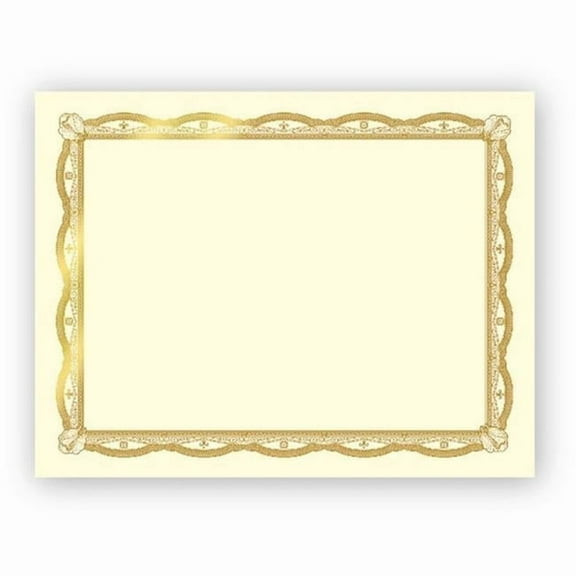 Silver Foil Award Certificates, Green & Silver - Pack of 15