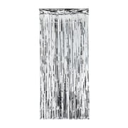 Silver Foil Door Curtain, 8' x 3', Party Banners, by Way To Celebrate