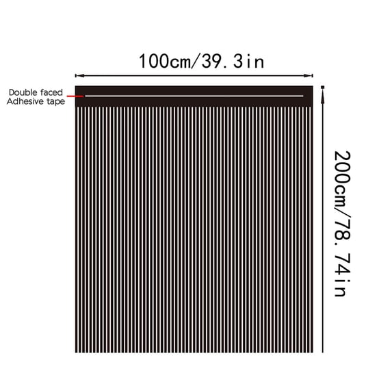 Silver Foil Fringe Curtain 1x2m – Metallic Rain Streamer for Birthday Wedding Party Backdrop Photo Booth