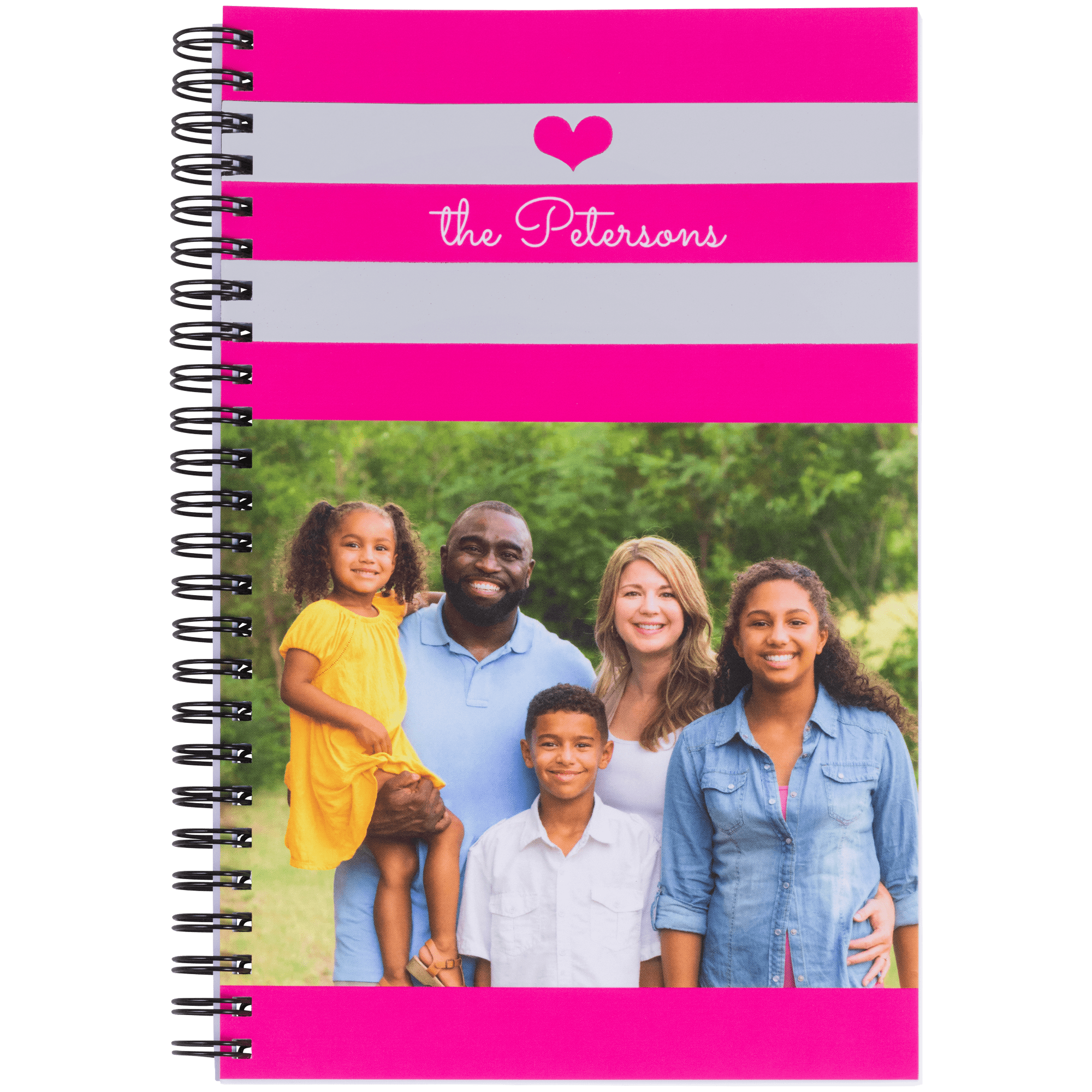 Silver Foil Spiral Notebook- Dotted Pages (150 pages)