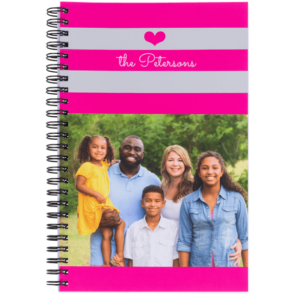 Silver Foil Spiral Notebook- Lined Pages (150 pages)