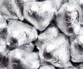 Silver Foiled Milk Chocolate 1LB Bag (One Pound)