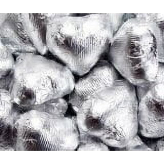 Silver Foiled Milk Chocolate 1LB Bag (One Pound)