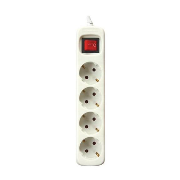 Silver Four Electronics 9634Electric Base with Switch, White