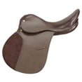 thumbnail image 1 of Tough 1 English Saddle All Purpose Padded Flap Seat 19" Brown ES118, 1 of 2