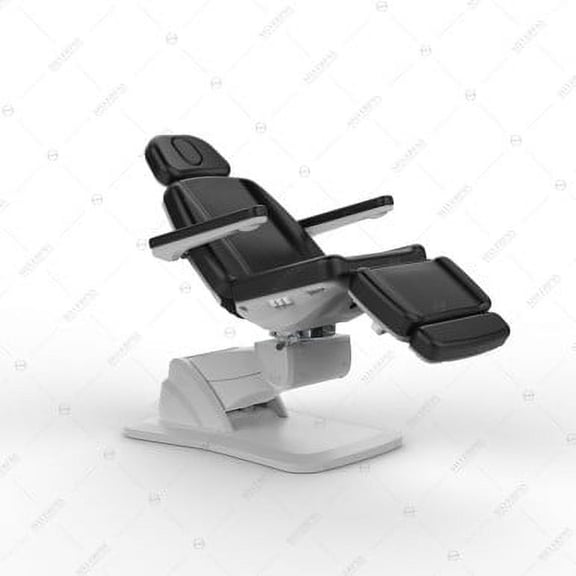 Silver Fox - Facial Bed and Exam Chair w. Rotation - 2272B (Matte Black)
