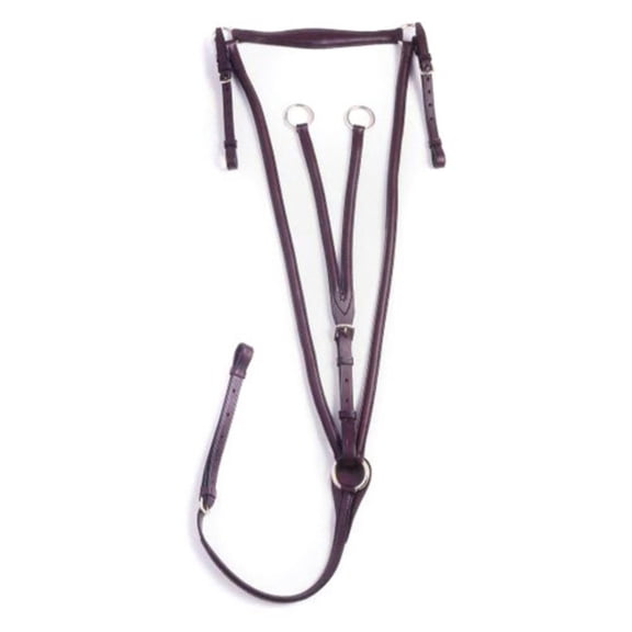 Silver Fox Raised Running Breastplate Martingale