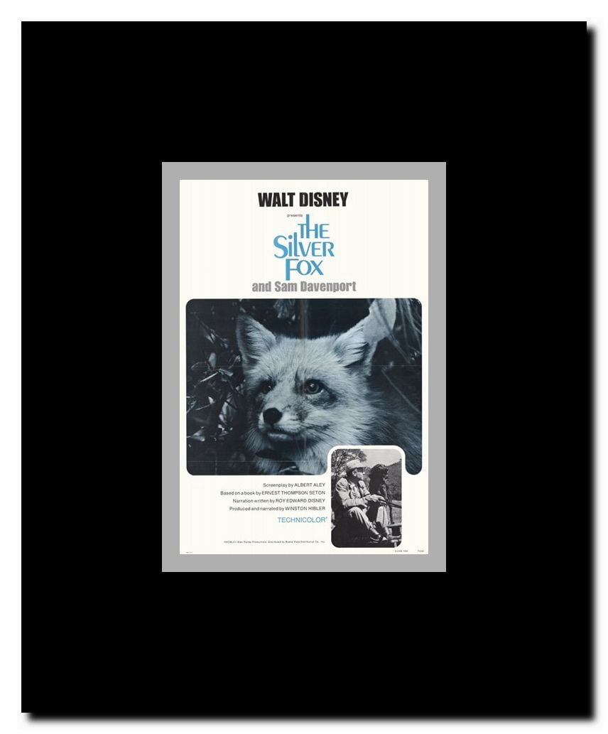 Silver Fox and Sam Davenport Framed Movie Poster