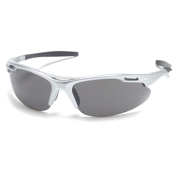 Silver Frame/Gray Lens