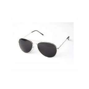 Silver Frame Tinted Lens Aviator