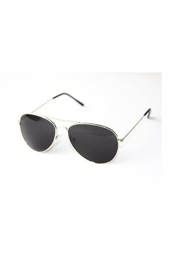 Silver Frame Tinted Lens Aviator