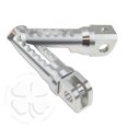 thumbnail image 1 of Silver GP Bevel Front Set Foot Peg Kawasaki Ninja Rider Main Step Footrest Bar, 1 of 3