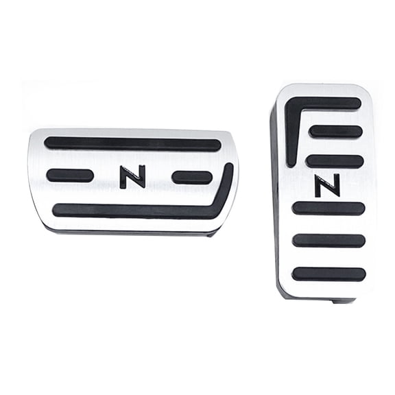 Silver Gas Accelerator Pedal Cover, Anti-Slip, For Honda N-BOX N-VAN N-WGN N-ONE JF JH JG