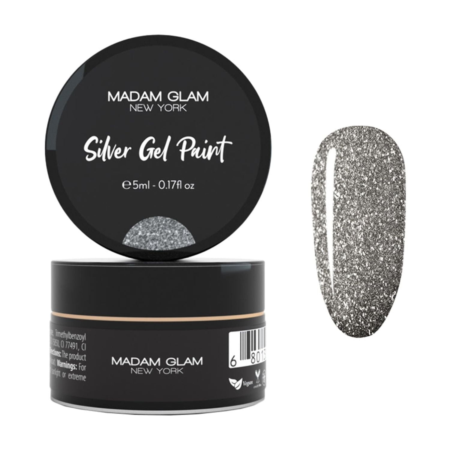 Silver Gel Paint