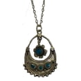 thumbnail image 1 of Silver Genuine Turquoise Pendant with Chain, 1 of 1