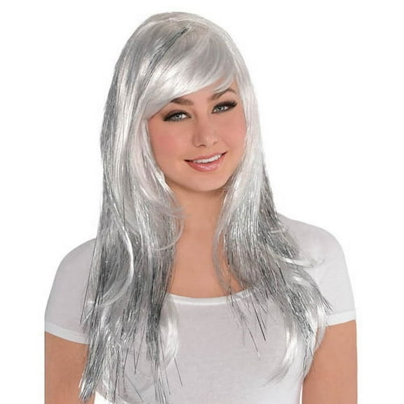 Silver Glamorous Wig (1ct)