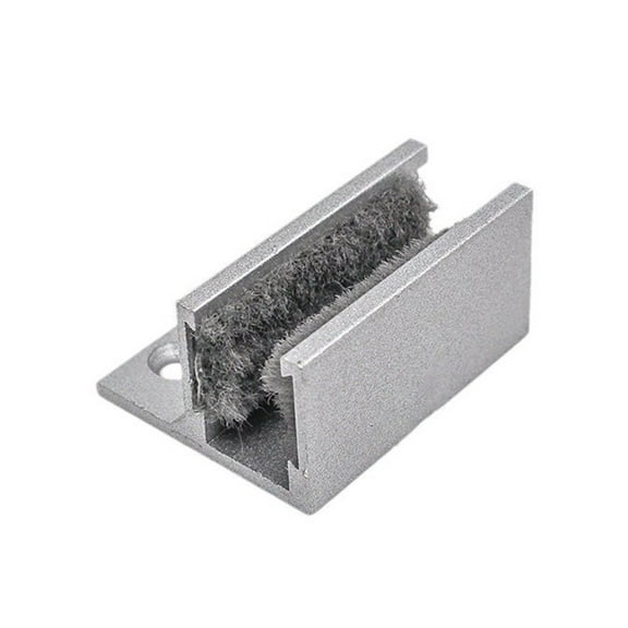 Silver Glass Sliding Door Rails Glass Door Floor Guide Sliding Door Damp Environment Durability Max Load Capacity 100 Kg