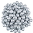 thumbnail image 1 of Silver Glitter Ball Filler Christmas Holiday Decoration, 1 of 1
