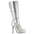thumbnail image 1 of Silver Glitter Knee High Womens Boot, 1 of 2