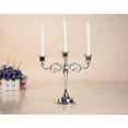 thumbnail image 1 of Silver/Gold 3 Arms Candelabras Wedding centerpieces Metallic Candelabras European Style Candelabra, 1 of 1