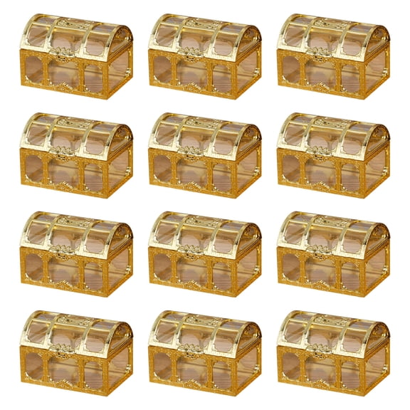 12Pieces Candy Boxes Small Treasure Box Candy Container for Baby Shower Birthday Wedding Decorations