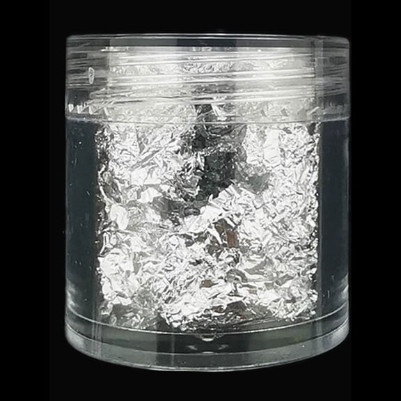 Silver Golden Foil Chips Foil Flakes Sequins Glitters