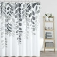thumbnail image 1 of Silver Gray Botanical Shower Curtain for Bathroom Modern Eucalyptus Shower Curtains Floral Watercolor Natural Bath Curtain Set Light Gray Leaves Spring Garden Plants Bathroom Decor 72x72, 1 of 6