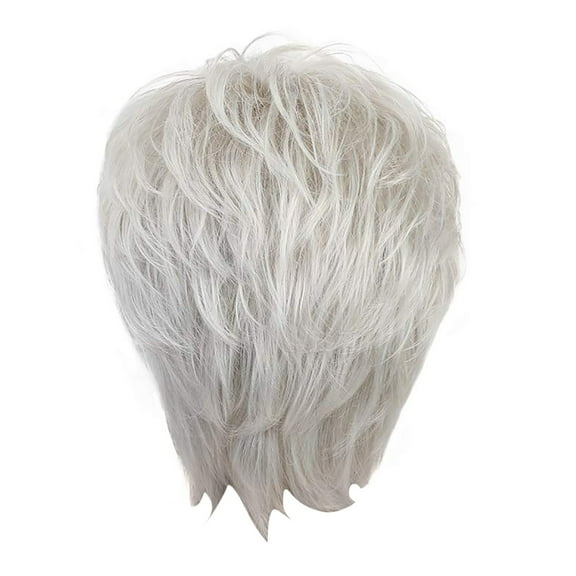 Silver Gray Women's Headgear Protective Hair Cover Decorations Synthetic Fiber Elegant Style