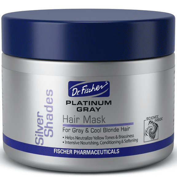 Silver Hair Mask for Gray Hair Recovery by Dr. Fischer.. 10.14 oz
