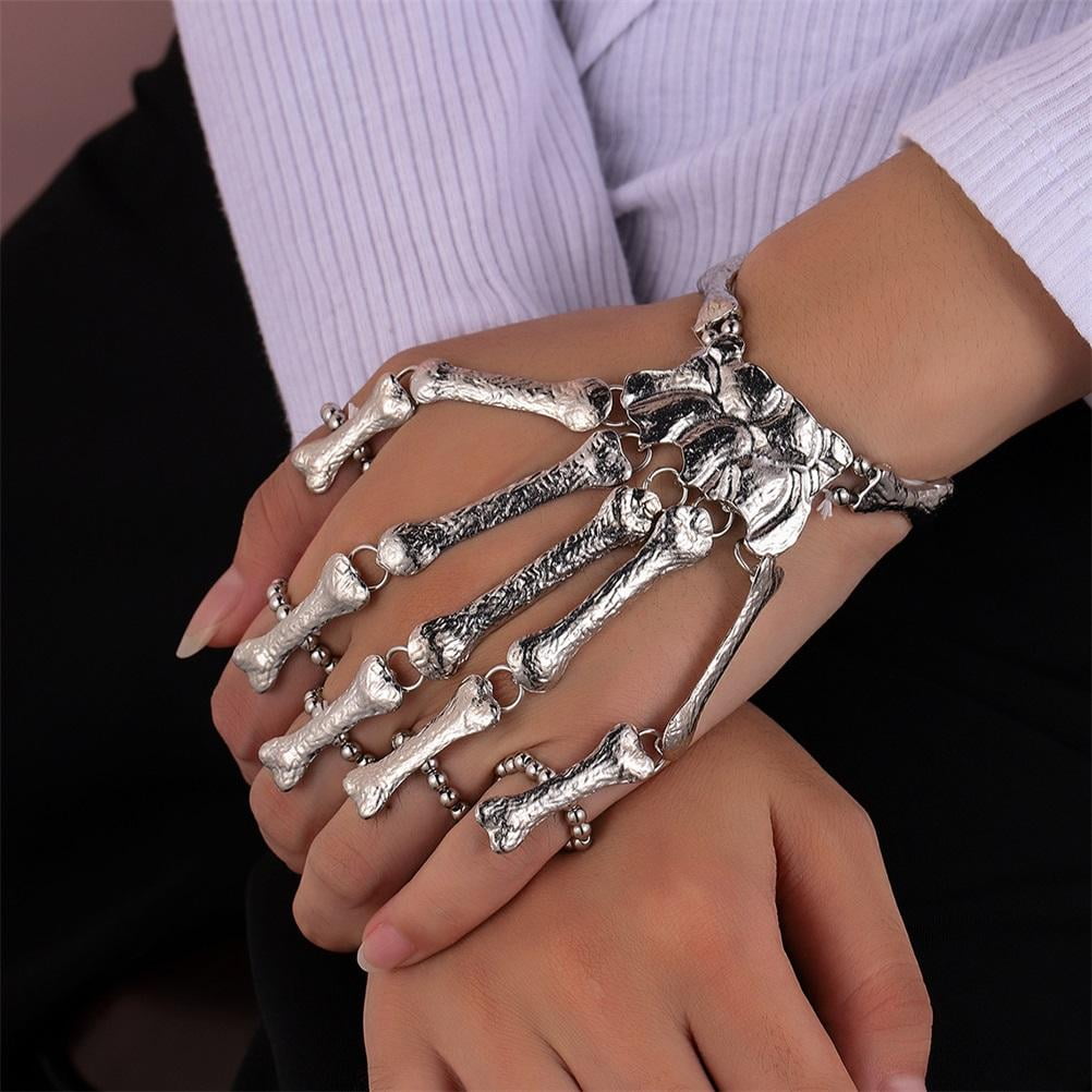 Amazon.com: Roe Dolph Ring Bracelet Hand Chain Finger Rings Bracelet for  Women Punk Finger Claws Bracelets for Teen Girls Adjustable Wrist Tassel  Finger Ring Hand Harness Arm Cuff Jewelry(Silver): Clothing, Shoes &