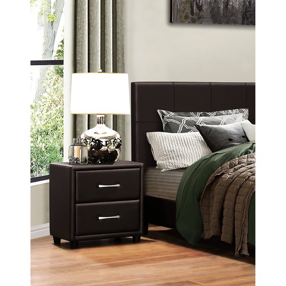 Silver Hardware | 2 Drawer Design | Bedroom Piece