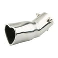 thumbnail image 1 of ​​Silver Heart Car Exhaust Tip - Stainless Steel Bolt-On Accessory Universal Fit Tail Pipe Cover Muffler Trim Decorative Enhancement​​, 1 of 6