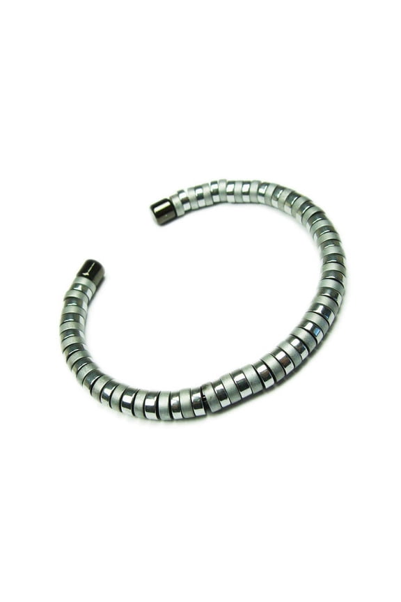 Silver Hematite Fashion Cuff Bracelet For Jewelry Making