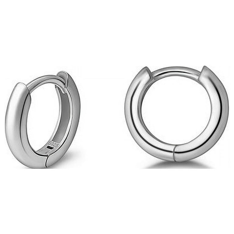 Huggie Hoop How To Clean Silver Hoop Earrings Silver Hoop Earrings
