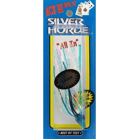 Silver Horde 1670000144 Ace Hi Fly 1/PK Blue Spatter Back, Multi, One Size